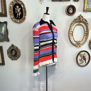 ARTHUR Apparel Kaleidoscope Pleated Button Down